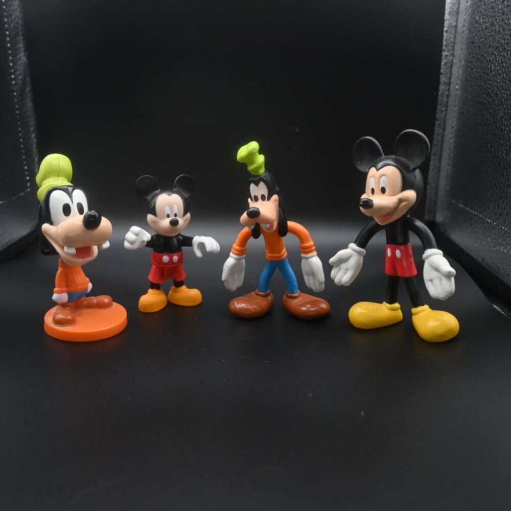 Disney micky mouse and goofy 4 toy bundle - vintage! All 4 included